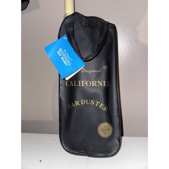 New The Original California Car Duster (Plastic Handle/ Red Fiber) Vintage NOS - Picture 9 of 9